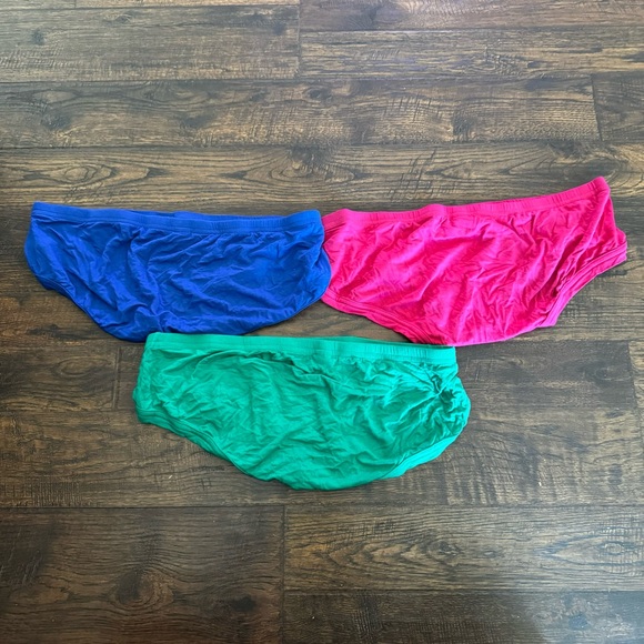 N2N Bodywear Briefs Underpants Summer Neon Colors Size XL Stretch Material Set/3 - Picture 3 of 3
